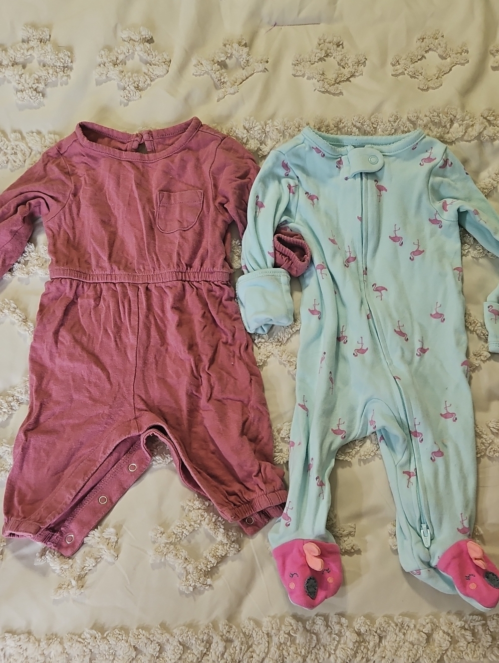 2 Pack Baby Romper Set